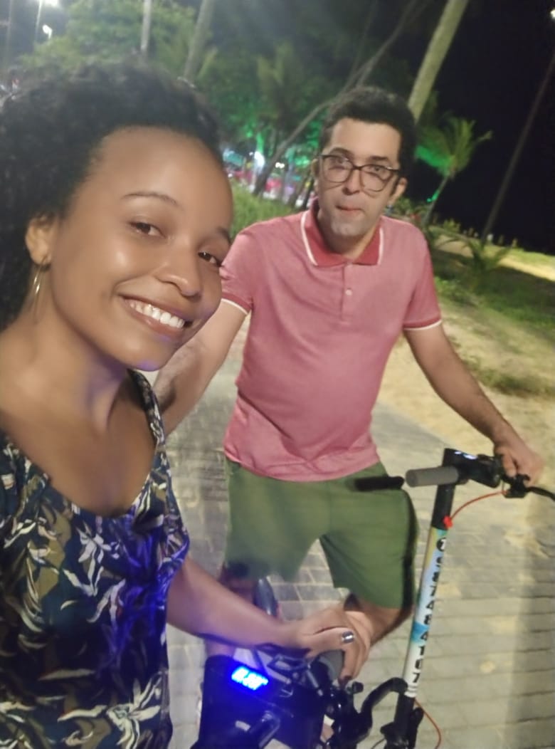 Vitória e Adilson em ensaio history 2