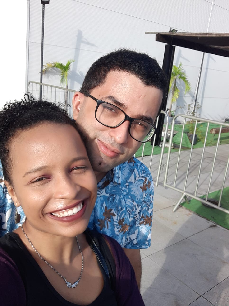 Vitória e Adilson em ensaio history 3