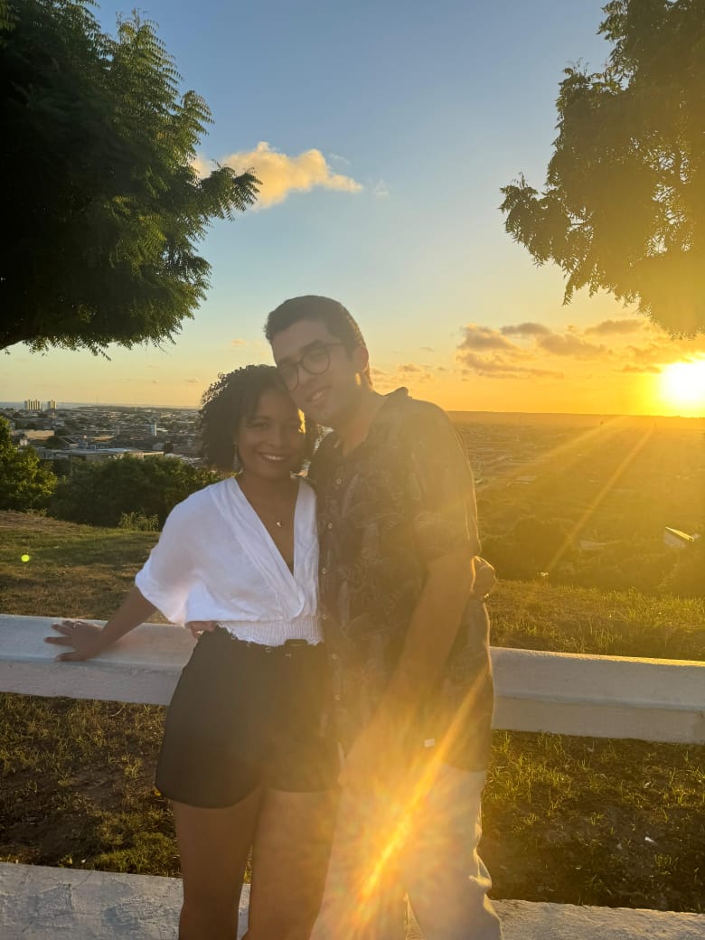 Vitória e Adilson em ensaio history 8